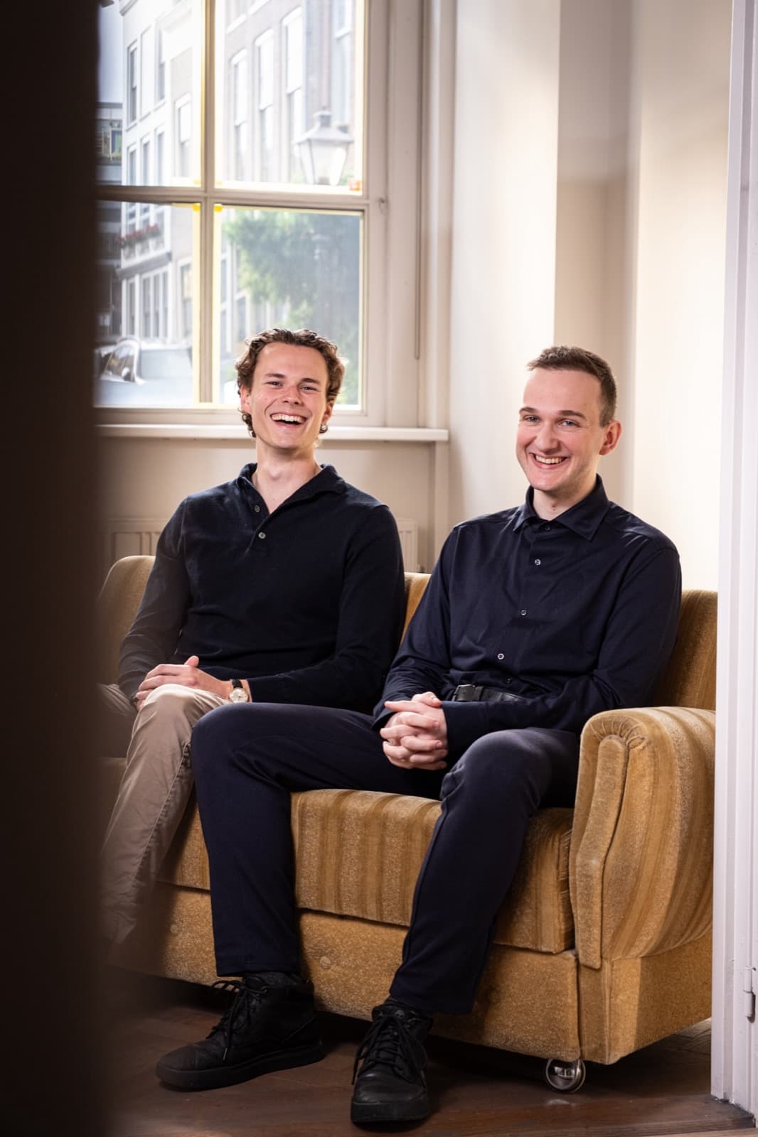 Jelle Nodelijk en Mike de Beste, oprichters van NUL-G